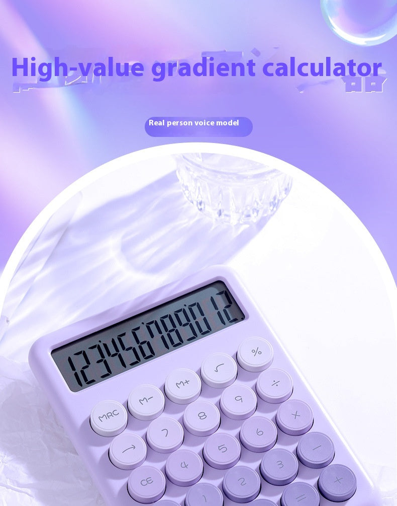 Gradient Color Desk Calculator