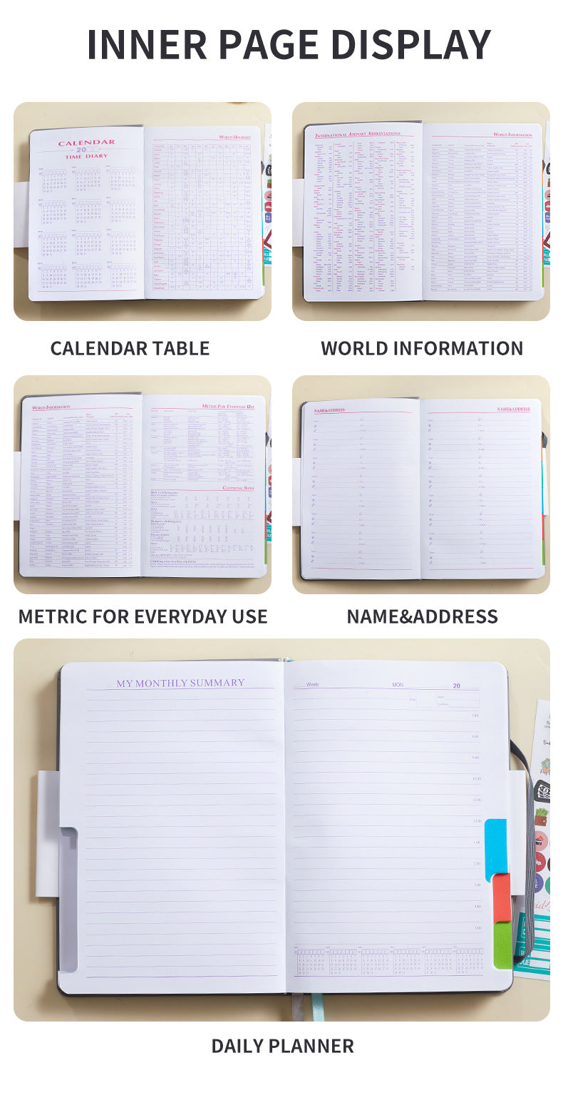 Notebook Self-filled No Date Strap