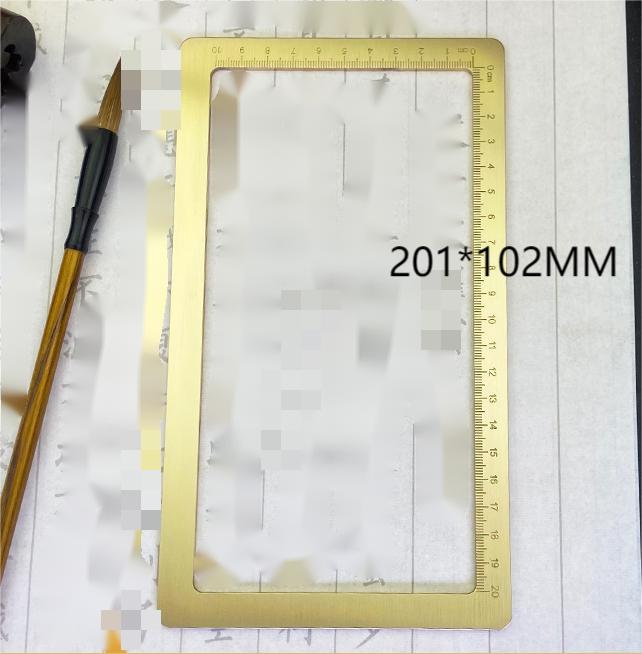 Arti Brass Calligraphy Weight Set With Paper Scale