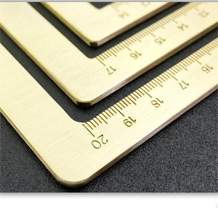 Arti Brass Calligraphy Weight Set With Paper Scale