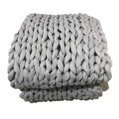 Polyester Weighted Blanket | Hand-woven, Dark Blue, 100cm