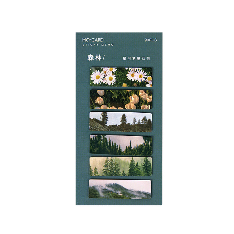 Moonlit Co Night Sky Star Index Marker Post It Notes 90 Cards