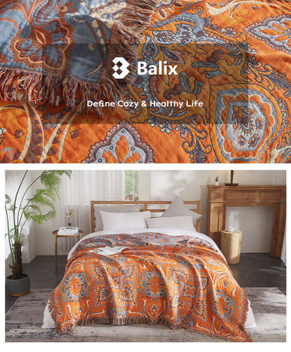 Cotton Blanket | Bohemian-style, Gauze, 150*200 cm