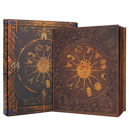 132 P Age Photo Album Our Adventure Book DIY Handmade Scrapbook Retro Album Anniversary Constellation Magic Travel Memory Gift