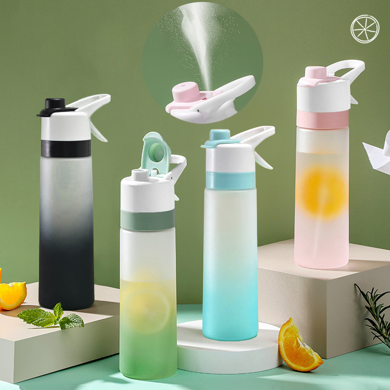 Plastic Spray Water Bottle | Large Capacity, White