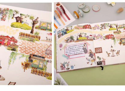24 Solar Terms Washi Tape Set — 6 Rolls, Nature-Inspired Palettes