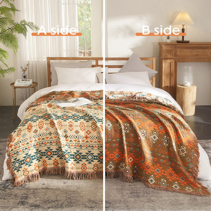 Cotton Blanket | Bohemian-style, Gauze, 150*200 cm