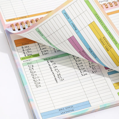 Budget Tally Book Daily Record Income And Expenditure Family Notebook