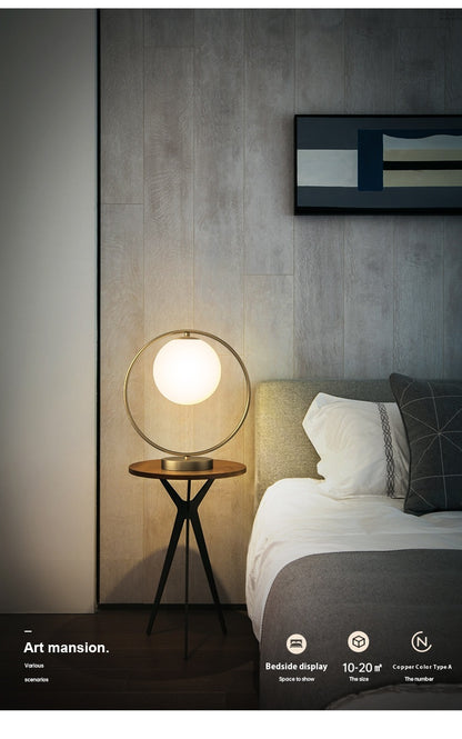 Copper Table Lamp | Light Luxury, 40cm