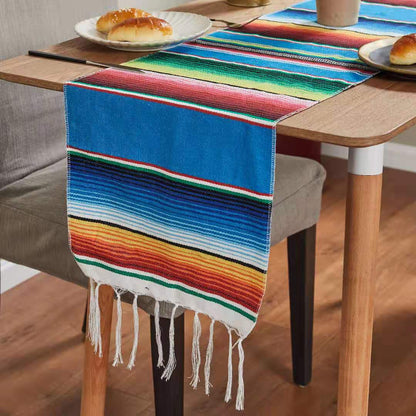 Cotton Tablecloth | Flag Woven, Rectangle, American Country