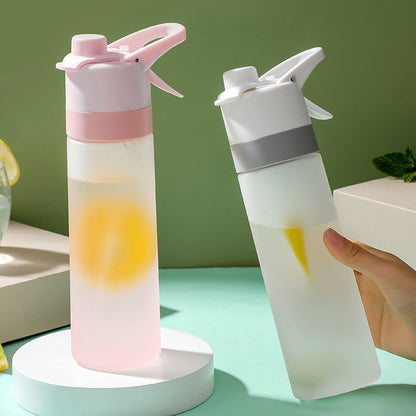 Plastic Spray Water Bottle | Large Capacity, White
