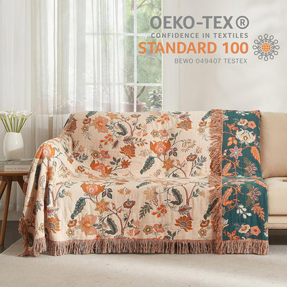 Cotton Blanket | Bohemian-style, Gauze, 150*200 cm