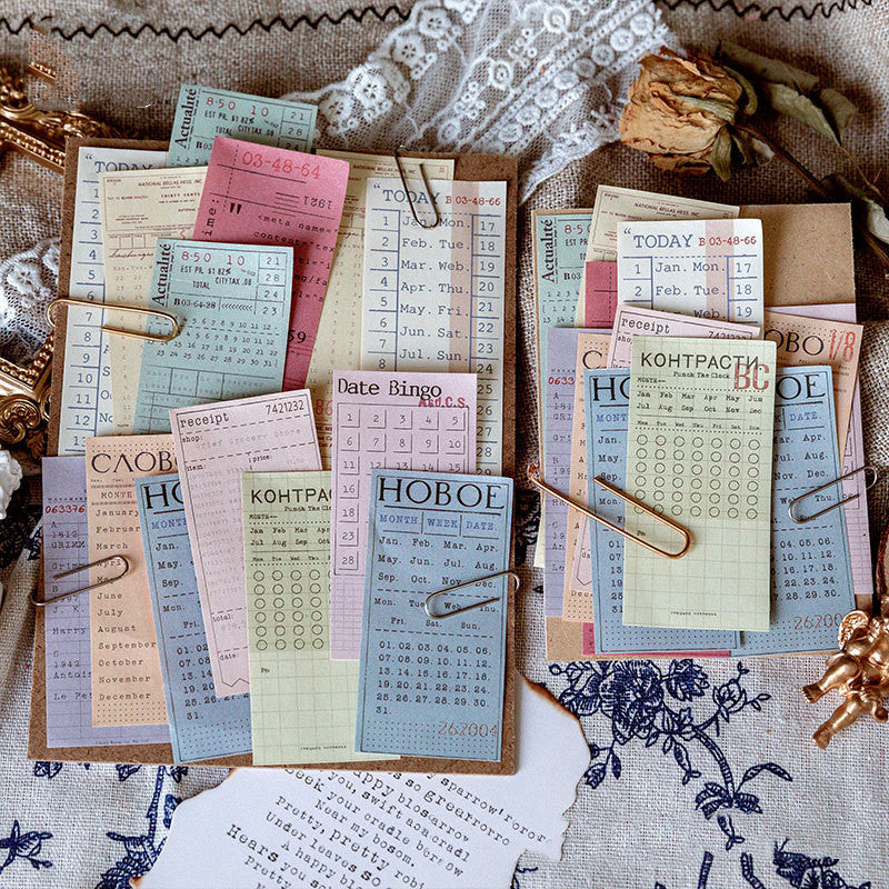 Creative Vintage Writable Pad City Notes