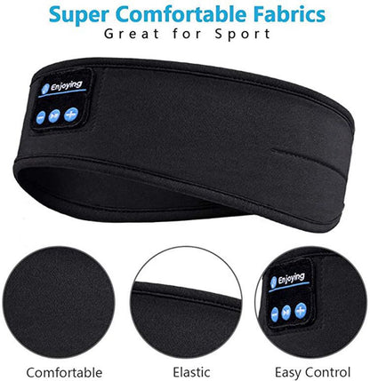 Wireless Bluetooth Headband | Soft, Comfortable Ear Mask