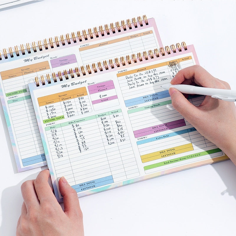 Budget Tally Book Daily Record Income And Expenditure Family Notebook