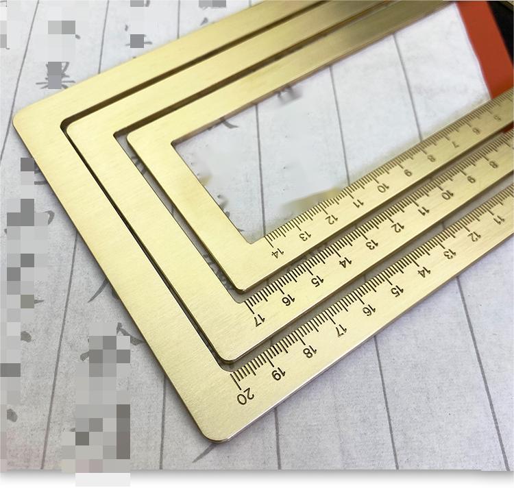 Arti Brass Calligraphy Weight Set With Paper Scale